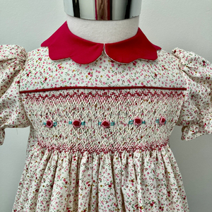 Vestido de lino suave hecho a mano para niñas pequeñas, estilo informal para el primer cumpleaños de niños pequeños, OEM hecho en Vietnam - Product Image 2