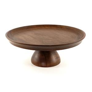 แท่นวางเค้กไม้อะคาเซียขัดเงาทำด้วยมือพร้อมจานเค้กฐานโดมอุปกรณ์สำหรับใช้บนโต๊ะอาหารอุปกรณ์ทำเค้กระดับพรีเมียม - Product Image 6