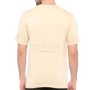 เสื้อยืดคอกลมผ้าคอตตอนสำหรับผู้ชายเสื้อยืดสำหรับผู้ชายแบบ100% โลโก้ OEM ตามสั่ง - Product Image 4