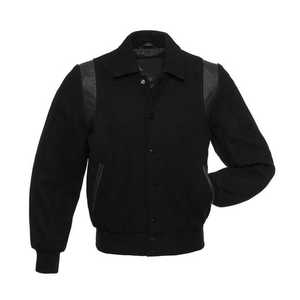 Chaqueta de Béisbol Unisex Hombre Varsity Mezcla de Algodón de Buena Calidad Letterman Moda Logotipo Personalizado Impresión Capucha Crew XL Tamaño Calefacción - Product Image 1