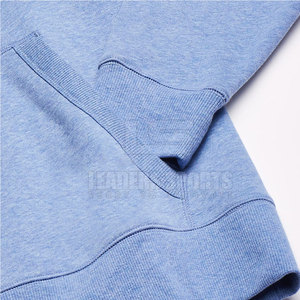 Dernier style de sweat-shirts d'hiver pour hommes, fabriqués sur mesure avec un tissu uni teint, coupe-vent et respirant, logo personnalisé, prix de gros - Product Image 5