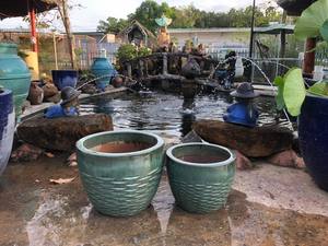 [Leo Nguyen Le] - Macetas para Flores de Jardín - Decoración del Hogar, Macetero Grande de Cerámica para Interiores/Exteriores para Jardinería - Product Image 2