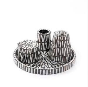 Ensemble de plateaux à bakhoor et mubakhar en bois, design moderne, brûleur d'encens carré, pour la maison, l'hôtel, le restaurant, cadeau de festival, décoration, cadeau. - Product Image 3