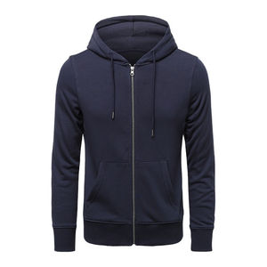 Vente flash : sweat-shirts à fermeture éclair doublés 100% coton, best-seller, couleur personnalisée, pour hommes, écologiques, anti-froissement, en stock - Product Image 1