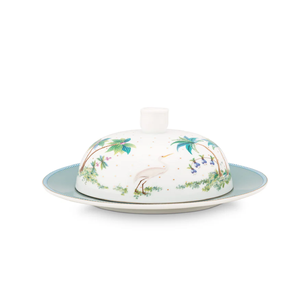 Pinterest Vibe Bowed Beurrier en céramique et assiette Meilleures ventes pour les restaurants et les tables de mariage disponibles au prix de gros - Product Image 2