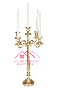 Finition peinte à la main Design bougeoir maison Villa 2025 nouveau look métal photophore candélabre - Product Image 4