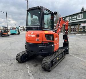 รถขุดขนาดเล็ก Kubota U35-4 รุ่นใหม่ พร้อมบุ้งกี๋และกราปเปอร์ สำหรับงานก่อสร้างในฟาร์ม - Product Image 5