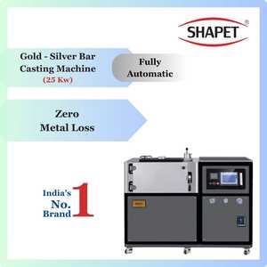 Máquina de fundición de barras de oro y plata totalmente automática de 25 kW para fundición rápida de barras lisas y brillantes y producción de joyería. - Product Image 2
