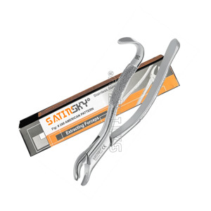 Vis de racine Morrison pour extraction manuelle molaires postérieures 3mm base de qualité allemande d'instruments dentaires de haute qualité - Product Image 2