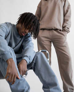 Sweatshirts à capuche 100% coton surdimensionnés de qualité supérieure à manches longues et col ras du cou avec logo personnalisé pour l'hiver - Product Image 6