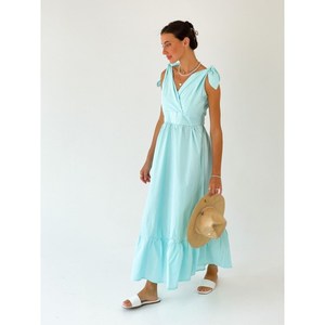 Longue robe d'été rose, robe maxi en coton, robe d'été rose, robe d'été Maxi, robe rose, robe maxi - Product Image 3