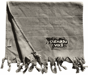 Toalla de algodón % 100 Peshtemal con logotipo bordado 40x120 cm regalo 16/1 cardado logotipo personalizado colores 330g/m2 toalla turca - Product Image 1