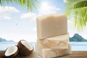 Savon à la noix de coco biologique | Savon de soin de la peau naturel fait à la main | Exportation en gros - Product Image 6