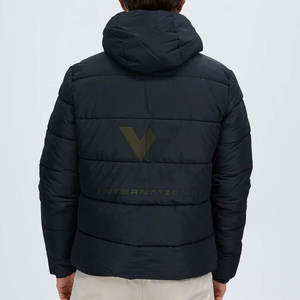 Veste bulle Meilleur prix de gros Dernière mode Veste bulle à capuche personnalisée pour hommes en gros - Product Image 3