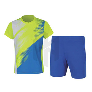 Nouvelle arrivée vêtements de sport 100% polyester tissu uniforme de volley-ball meilleur prix uniforme de volley-ball - Product Image 1