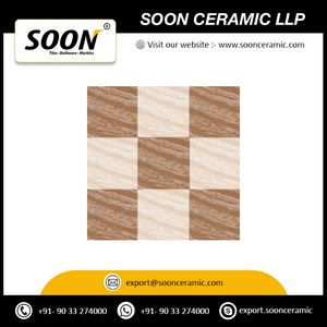Carreaux de sol extérieurs en porcelaine antidérapants 400x400mm, finition mate, résistants aux acides, design rustique pour parkings, haute résistance - Product Image 3