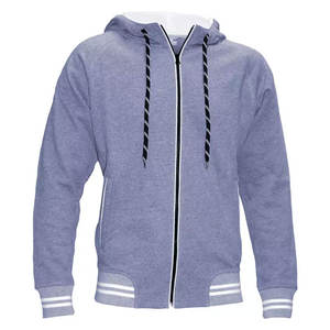 Sweat à capuche en coton 20% polyester à imprimé dégradé épais pour hommes - Product Image 3