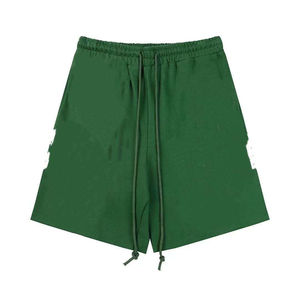 <b>Men's</b> Solid <b>Sweat</b> <b>Shorts</b> 100% Cotton Eco-Friendly Quick Dry Breathable Gym Running <b>Shorts</b> - Product Image 1