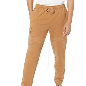 Pantalon de survêtement en toile pour homme, coupe ajustée, séchage rapide, imperméable, 100 % coton, léger, style urbain, pour l'entraînement, jogging, vente chaude - Product Image 2