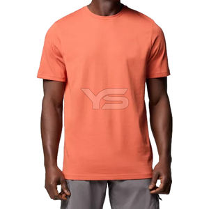 Camiseta extragrande de Algodón 100% con logotipo personalizado para hombre, camiseta de talla grande ligera Vintage Bleach Plain Dying con impresión personalizada - Product Image 1