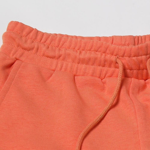 Shorts de Punto Sólido para Mujer, Cintura Alta, Cierre con Cordón, Bolsillos, Estilo Casual, 100% Algodón, Transpirable - Product Image 4
