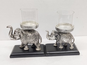 Round Shape Aluminum <b>Candle</b> Stand Christmas Lighting <b>Candle</b> <b>Gold</b> <b>Candle</b> Stand Holder for Christmas Decorative Handmade - Product Image 2