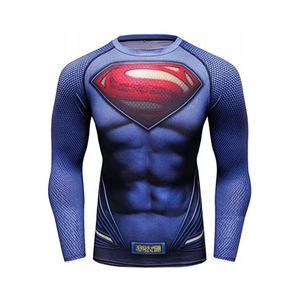 เสื้อรัชการ์ดสำหรับผู้ชายพิมพ์ลายซับลิเมชันชุดออกกำลังกายออกแบบได้ตามต้องการ - Product Image 4