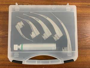 Laringoscopio Macintosh de fibra óptica MayoMed reutilizable con 5 cuchillas, instrumentos quirúrgicos de intubación, laringoscopio de diagnóstico - Product Image 2