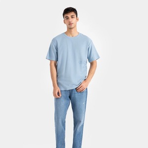 เสื้อยืดผ้าฝ้ายบ็อกซี่ฟิตไซส์ใหญ่พิเศษสำหรับผู้ชายผ้าคอตตอนคอมบ์260ออกแบบโลโก้ได้ตามต้องการฤดูร้อน - Product Image 5