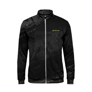 Sudadera con capucha de camuflaje personalizada de cuello alto para hombre, ropa de calle con cremallera completa bordada digital, aspecto lavado OEM para invierno - Product Image 1