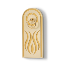 Lale Klapa Panneaux décoratifs en plastique pour accoudoir de canapé, motif tulipe, 30x13cm, lot de 2 (gauche droite), noir, meubles de salon et de salle à manger - Product Image 2