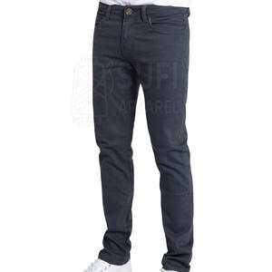 Pantalon en jean décontracté pour homme, coupe slim, coupe décontractée, braguette à boutons, respirant, écologique, 100% coton, pour les voyages de week-end et les activités de plein air - Product Image 2