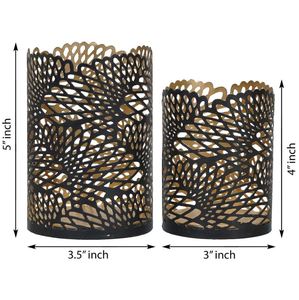 Candelabro de Metal hecho a mano con diseño de flor, decoración para el hogar y la Oficina, boda, fiestas, eventos, decoración - Product Image 3