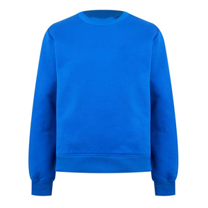 เสื้อสเวตเตอร์คอตตอนสำหรับผู้ชายและผู้หญิงเสื้อสเวตเตอร์คอกลมแบบสวมหัวดีไซน์เรียบสำหรับสไตล์สตรีทแวร์โลโก้ออกแบบได้ตามต้องการ - Product Image 6