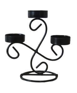 Vente de gros Bougeoir en métal Bougeoir en métal noir - Product Image 1