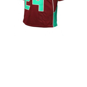 Ensemble d'uniformes de crosse pour hommes en polyester 100% avec maillot et short à col en V et demi-manches - Product Image 5