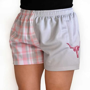 Short de foot personnalisé en polyester de pays occidental avec poches zippées pour femmes - Product Image 2