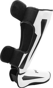 Protector de Espinillas de Muay Thai de Alta Calidad y Ligero, Cuero Genuino PU, Logotipo Personalizado, Cierre de Gancho y Bucle para Boxeo, MMA y Kickboxing - Product Image 5