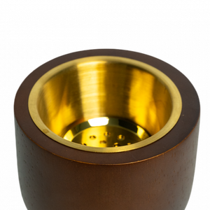 Quemador de Incienso Bakhoor de Madera de Lujo con Copa de Metal Dorado, Elegante Quemador de Incienso Árabe Oud, Decoración Islámica Premium para el Hogar, Regalo para Ramadán y Eid - Product Image 3