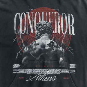 Sudadera con Capucha Extra Grande Personalizada, 100% Algodón, Estilo Holgado, Impresión Digital Urbana, Estilo Pullover, Lavada, para Otoño - Product Image 6