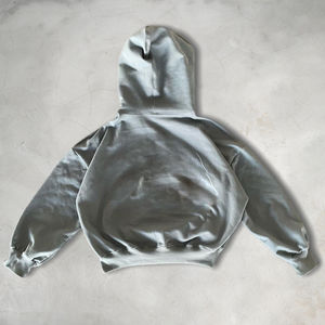 New Arrival High Quality Mask Hoodie Relax Fit Customizable Cotton Jersey Sun fade Wash Hoodies for Men OEM Serviced - Product Image 3