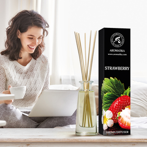 Diffuseur de parfum Aromatika Fraise 100ml avec parfum de baies mûres sucrées, parfum d'ambiance longue durée - Product Image 5