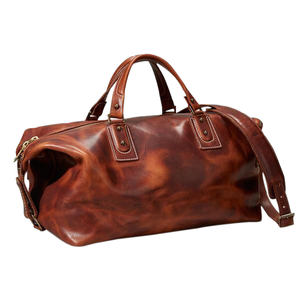 Sac de sport extérieur pour hommes Sac à main de sport en cuir PU Ensemble de bagages durables Grande taille pour les aventures professionnelles Style tendance - Product Image 6