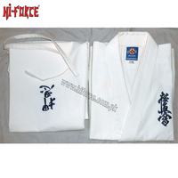 Top qualité 8oz Kyokushin karaté uniforme enfants et adultes Gi Arts martiaux uniforme unisexe coton toile