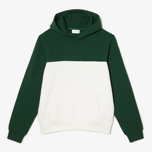 2025 surdimensionné 100% coton hommes pull imprimé polaire plaine hiver goutte épaule lourde à capuche unisexe - Product Image 3