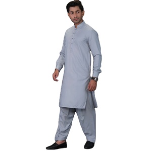 Shalwar Kameez Transpirable para Hombre, Kurta Shalwar de Alta Calidad Hecho a Medida para Hombre, Conjunto de 2 Piezas para Bodas al Aire Libre, Trajes Casuales para Hombre - Product Image 5