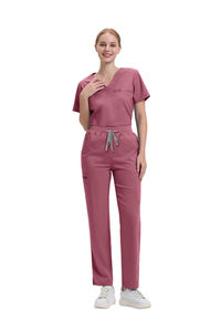 Combinaison de travail unisexe à manches courtes de qualité supérieure, taille standard, col montant, couleur unie, vente en ligne, combinaison de travail unisexe - Product Image 5