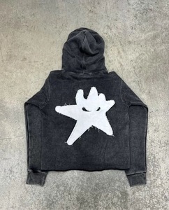 เสื้อสเวตเตอร์สวมหัวใส่ได้ทั้งชายและหญิงใส่ได้ทุกเพศเสื้อมีฮู้ดผ้าฟลีซแบบปักลายเสื้อผ้าสำหรับฤดูหนาวโลโก้ตามสั่งใหม่ - Product Image 5