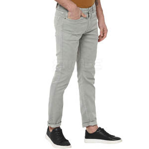 Pantalon en jean pour homme, durable, 100% coton, respirant, écologique, droit, uni, pour l'hiver, avec une coupe équilibrée et une surface lisse - Product Image 3