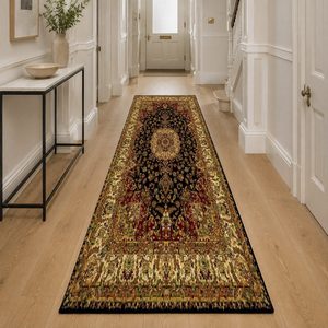 <b>RUGS</b> DEPOT LXDP-0345 Wholesale Red Burgundy Traditional Medallion Digital Printed Machine Washable Chenille Area <b>Rug</b> <b>Non</b> <b>Slip</b> - Product Image 5
